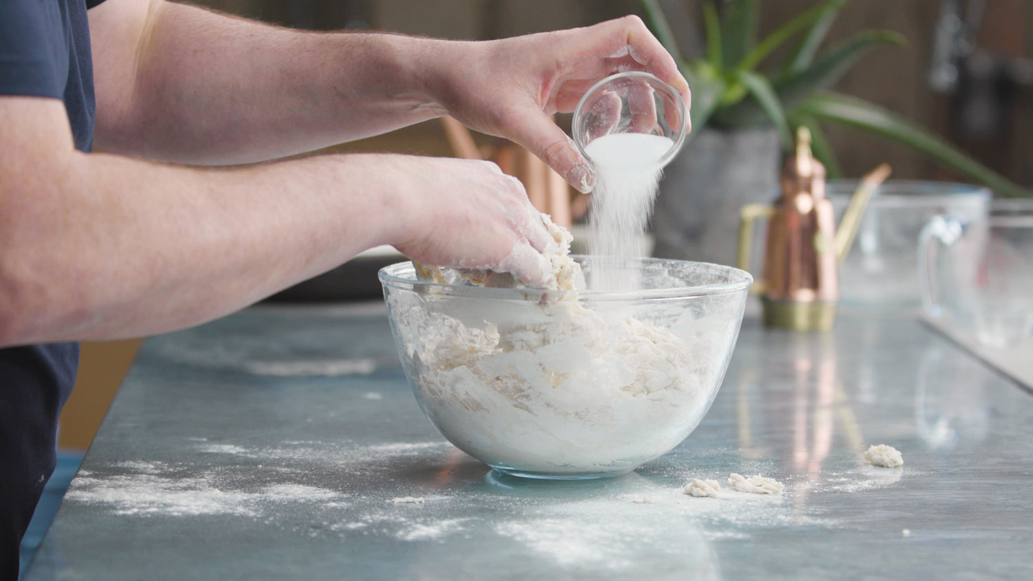 How to develop gluten in pizza dough