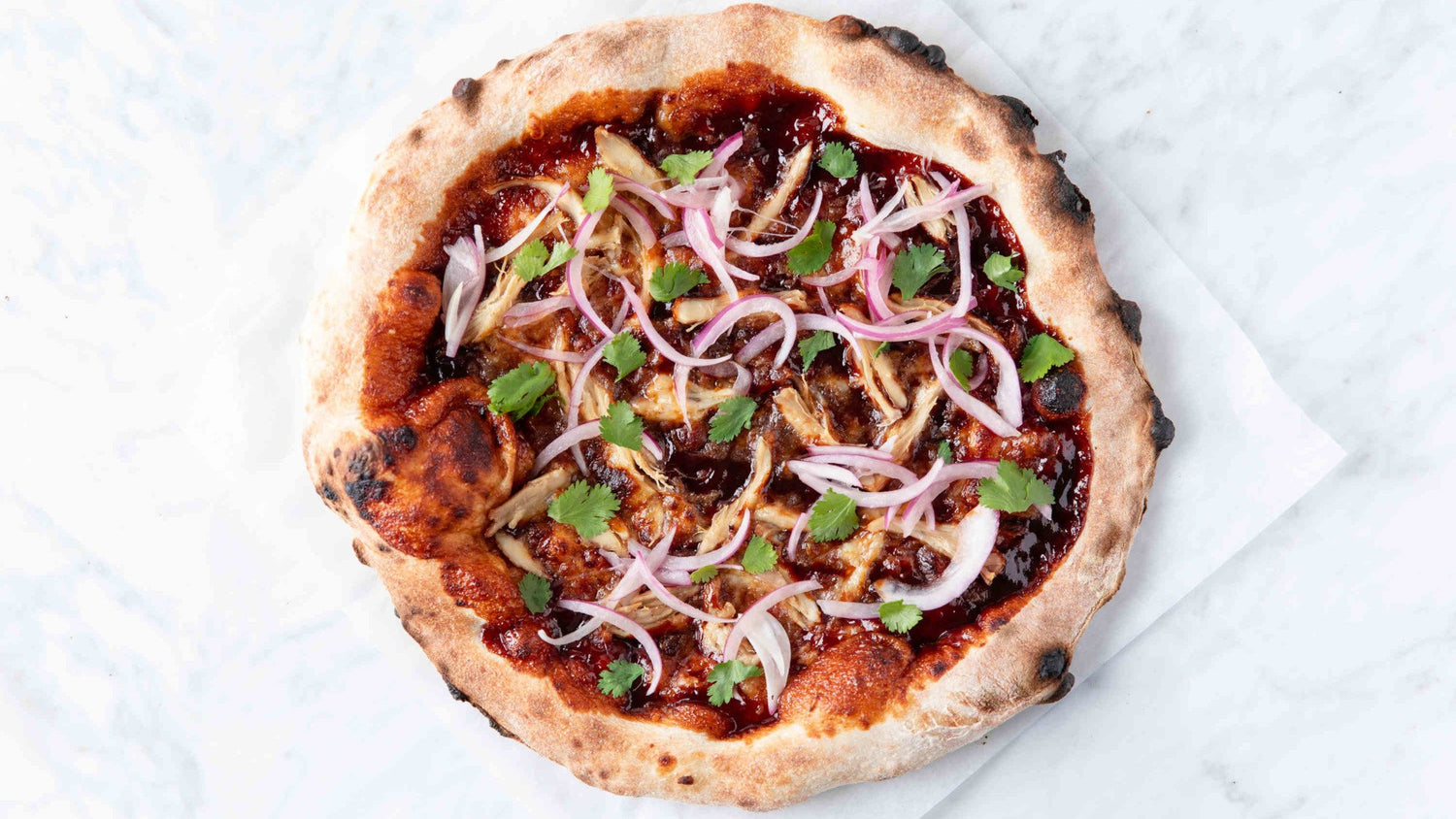 BBQ Chicken Pizza recipe poster image