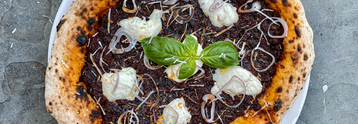 Nduja Bolognese Pizza recipe poster image