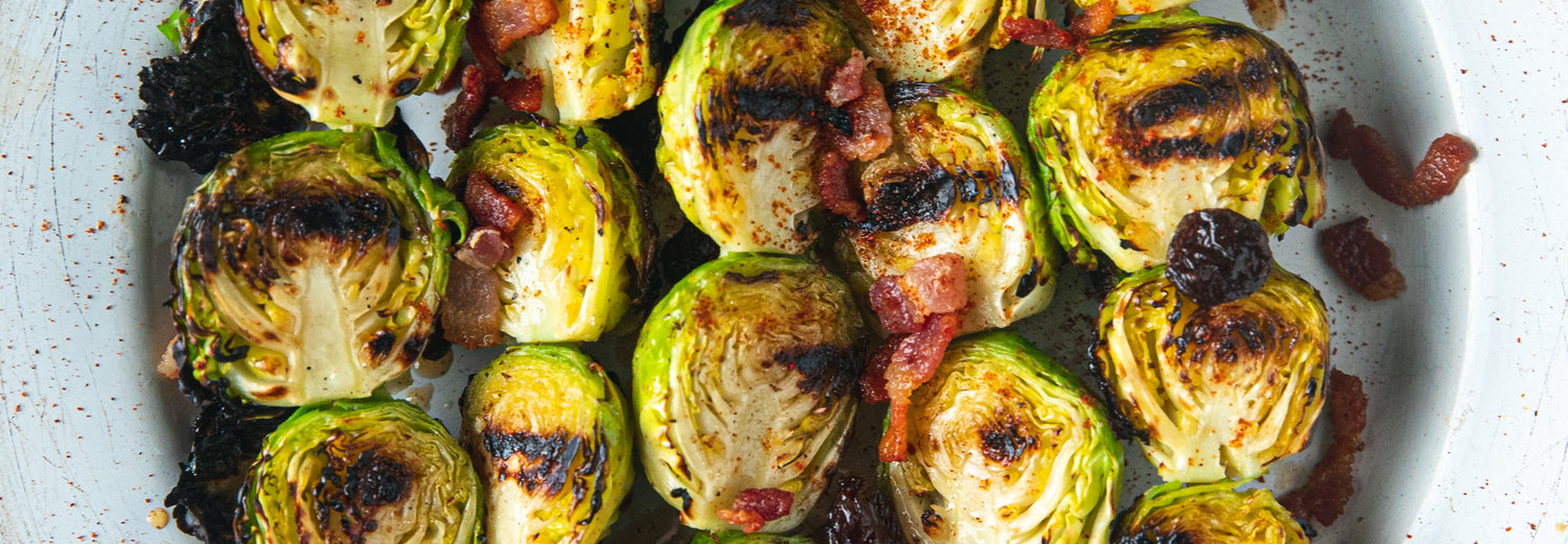 Brussel Sprout Skewers recipe poster image