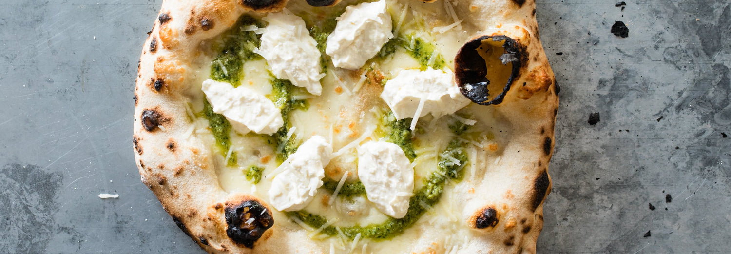 Jalapeno Pesto Pizza Recipe - Gozney recipe poster image