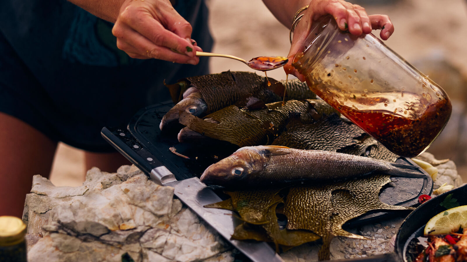 Kelp-Wrapped Whiting