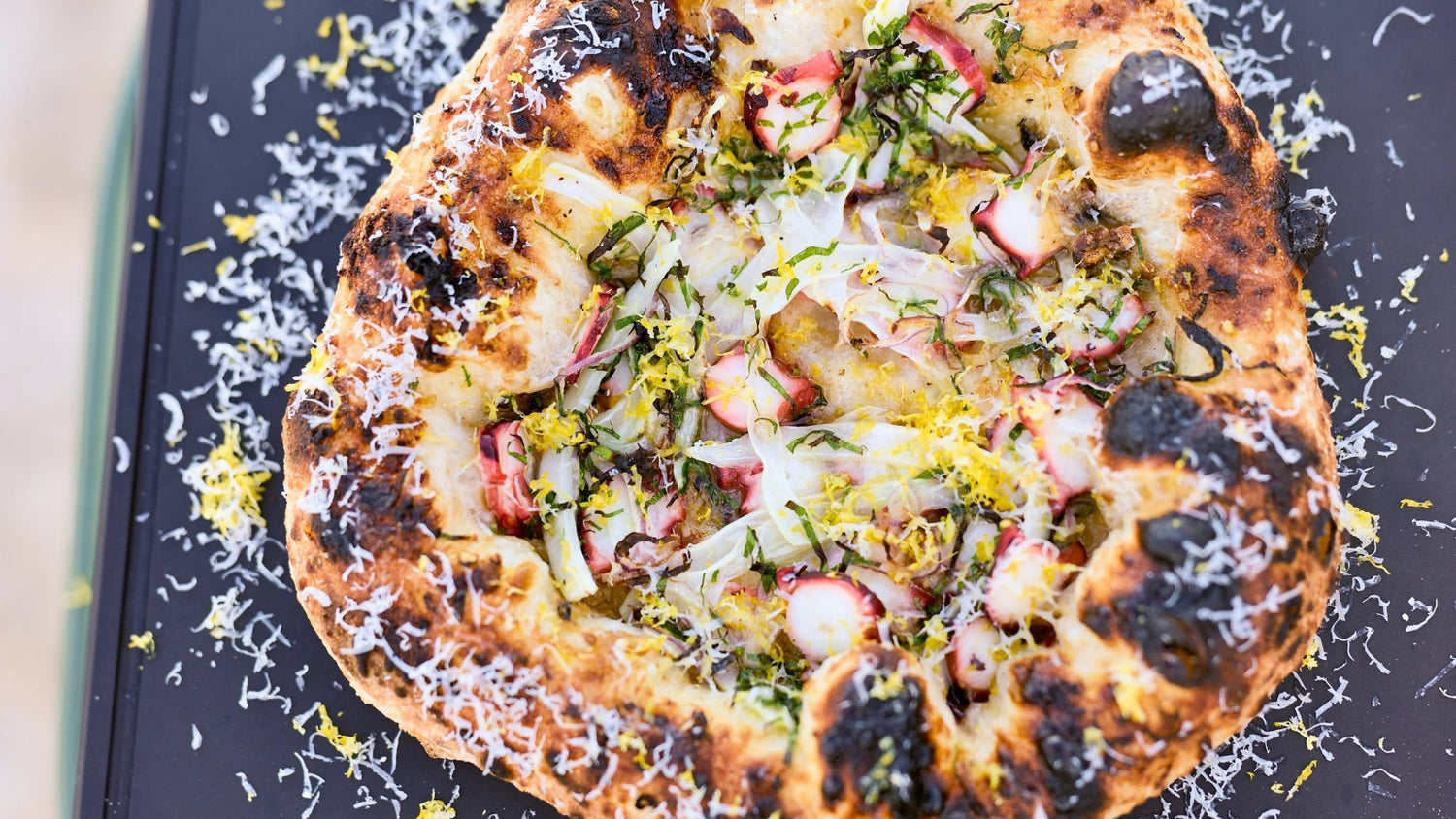 Octopus Pizza recipe poster image